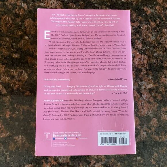 Anna Kendrick book - scrappy little nobody - Picture 3 of 3